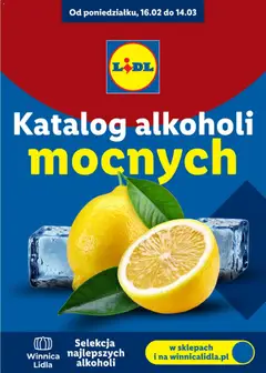 Pogląd gazetki "Katalog alkoholi mocnych" ze sklepu Lidl ważnej od 16.02.2026