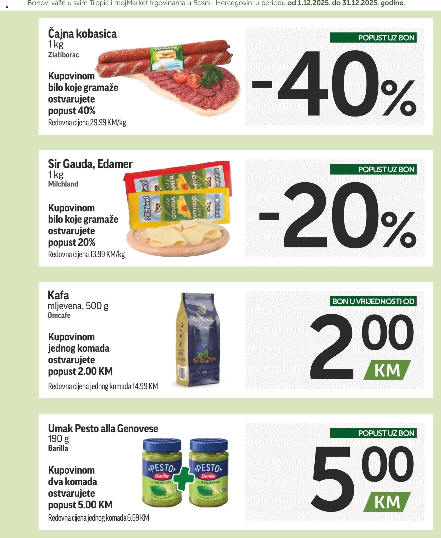 Pregled letka Super BONbonjera trgovine mojMarket vrijedi od 2025.12.01