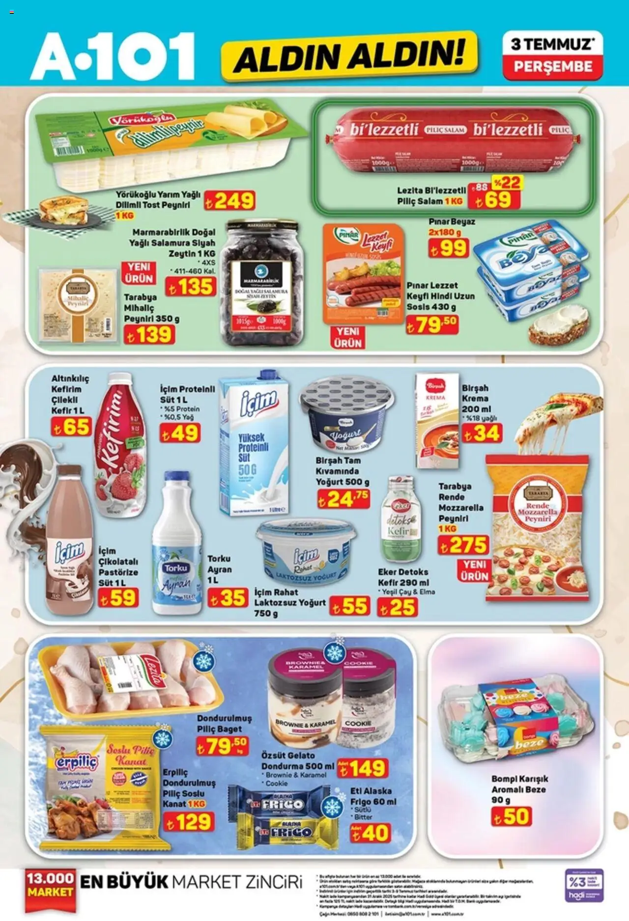 A101 Katalog Aldın Aldın (03 Temmuz 2025) - Broşür bu hafta - Sayfa numarası 1