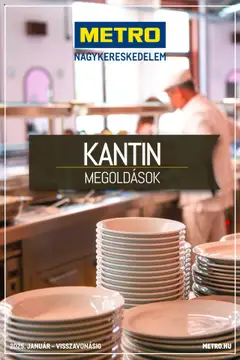 Metro - Kantin megoldások megtekintése, amely érvényes 2025.01.01.-től
