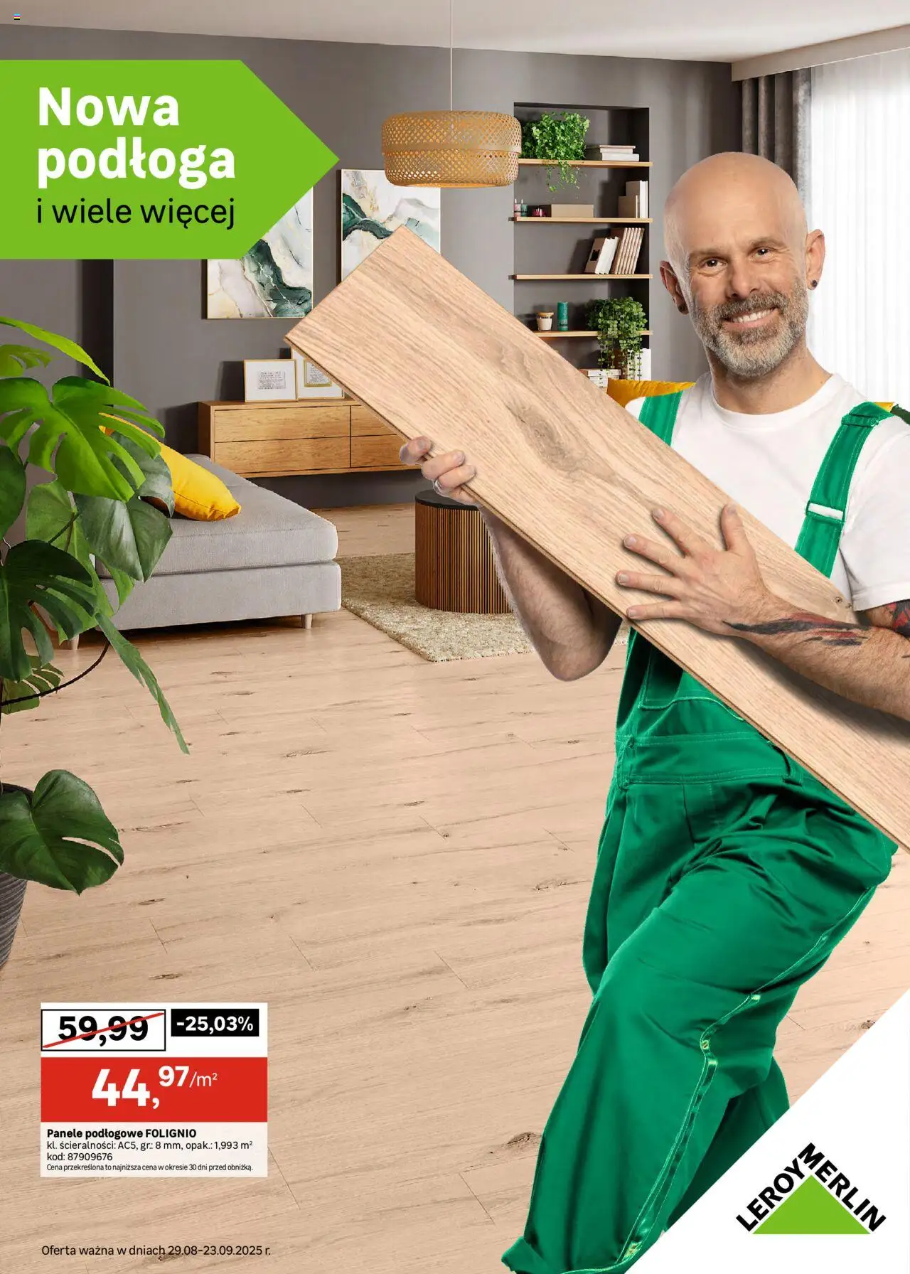 Leroy Merlin Gazetka od 29.08.2025 - Nowa Gazetka - Numer strony 1
