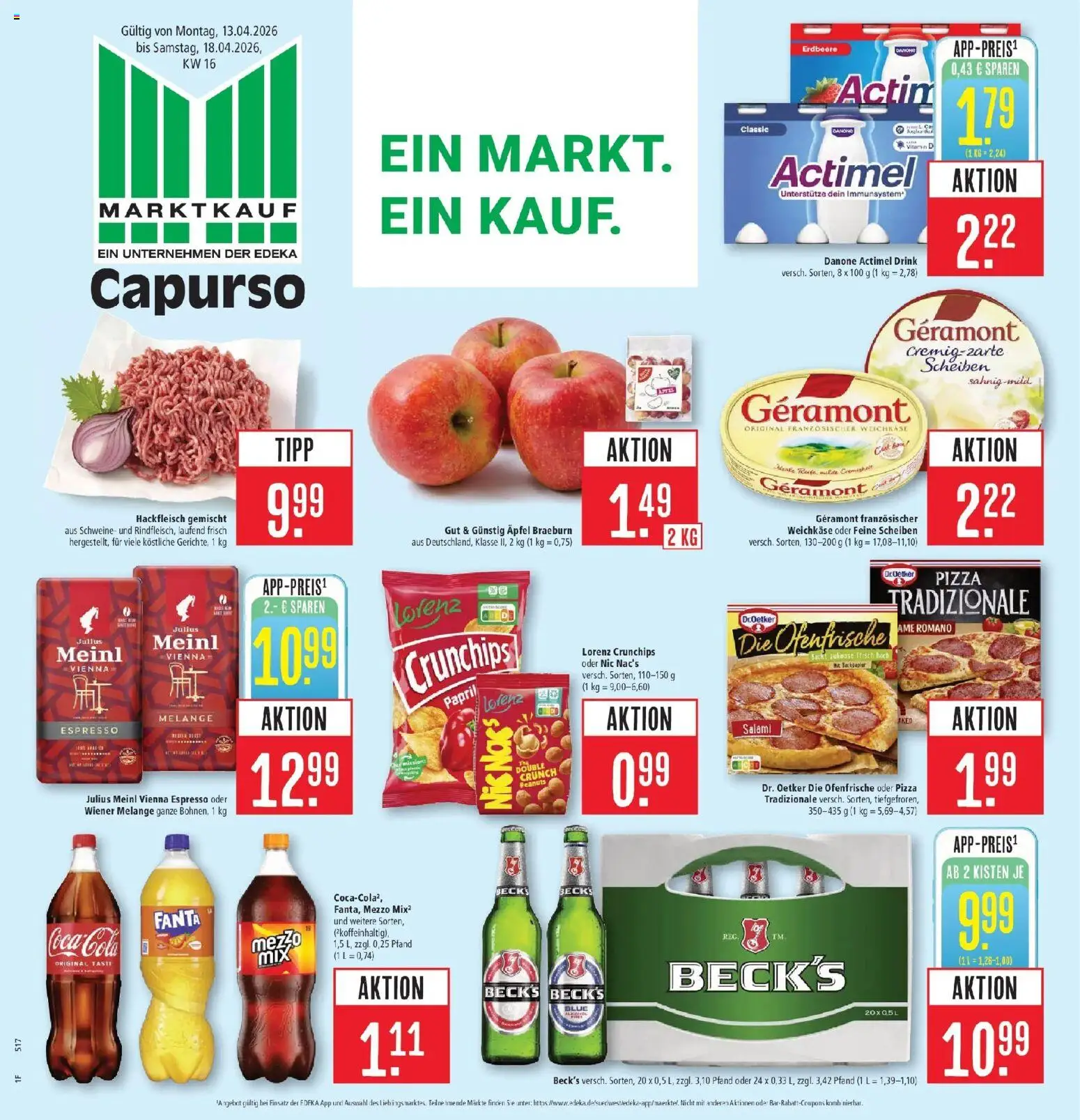 Vorschau von dem Prospekt des Geschäftes Marktkauf, gültig ab dem 13.04.2026