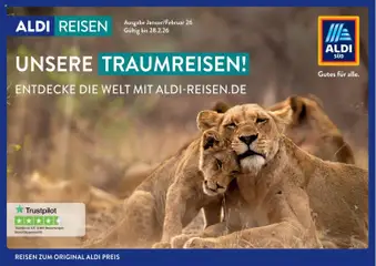 Vorschau von dem Prospekt des Geschäftes Aldi Reisen, gültig ab dem 01.01.2026