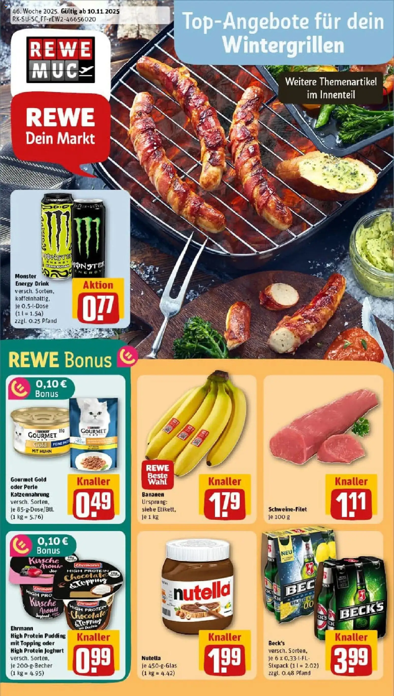 Vorschau von dem Prospekt des Geschäftes Rewe, gültig ab dem 10.11.2025