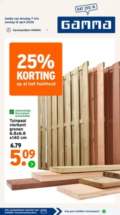 Voorbeeld van GAMMA folder van winkel GAMMA geldig vanaf 07-04-2026