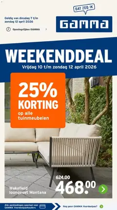 Voorbeeld van GAMMA folder van winkel GAMMA geldig vanaf 07-04-2026