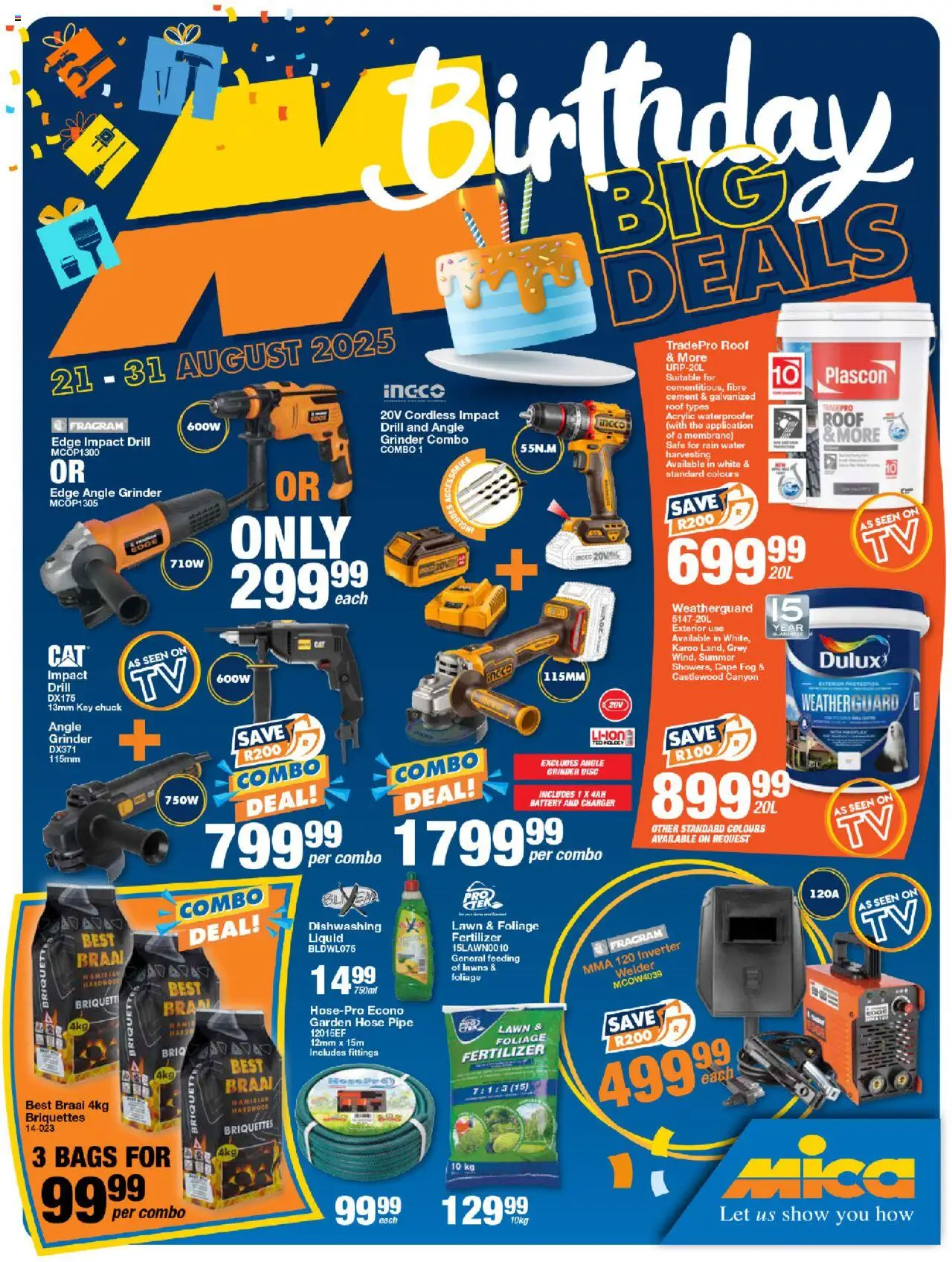 MICA Specials from 21/08 - 31/08/2025 > Promotions