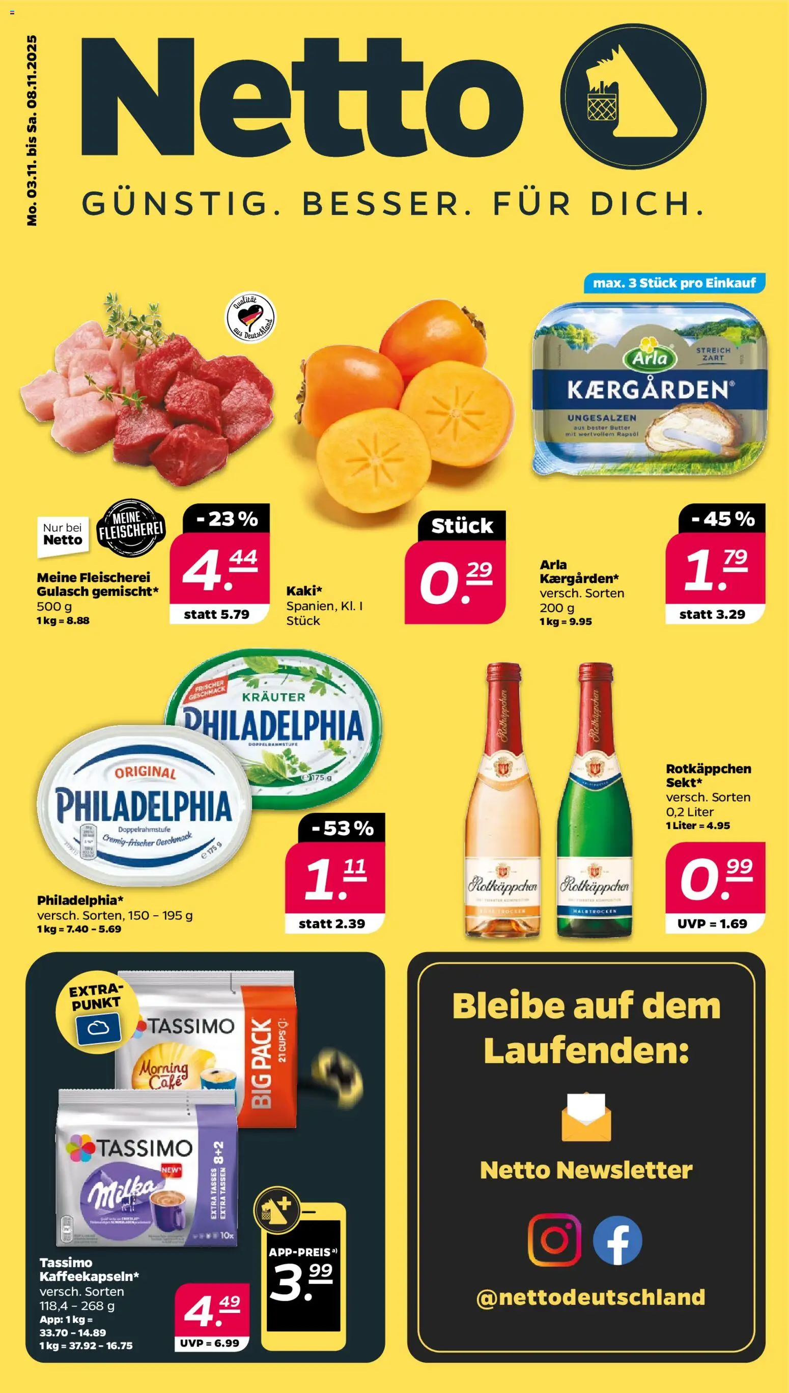 Netto Prospekt ab 02.11.2025 > zum Blättern nächste Woche