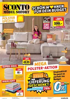 Vorschau von dem Prospekt des Geschäftes Sconto, gültig ab dem 09.08.2025