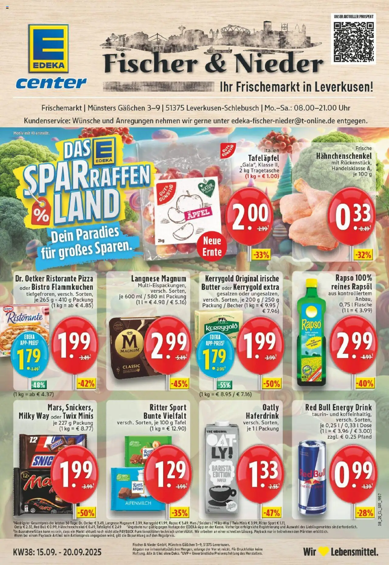 EDEKA Prospekt ab 14.09.2025 - Prospekt Leverkusen-Schlebusch Online