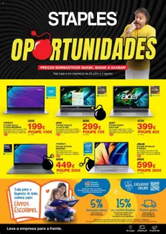 Pré-visualização do folheto da loja Staples válida a partir de 28/07/2025