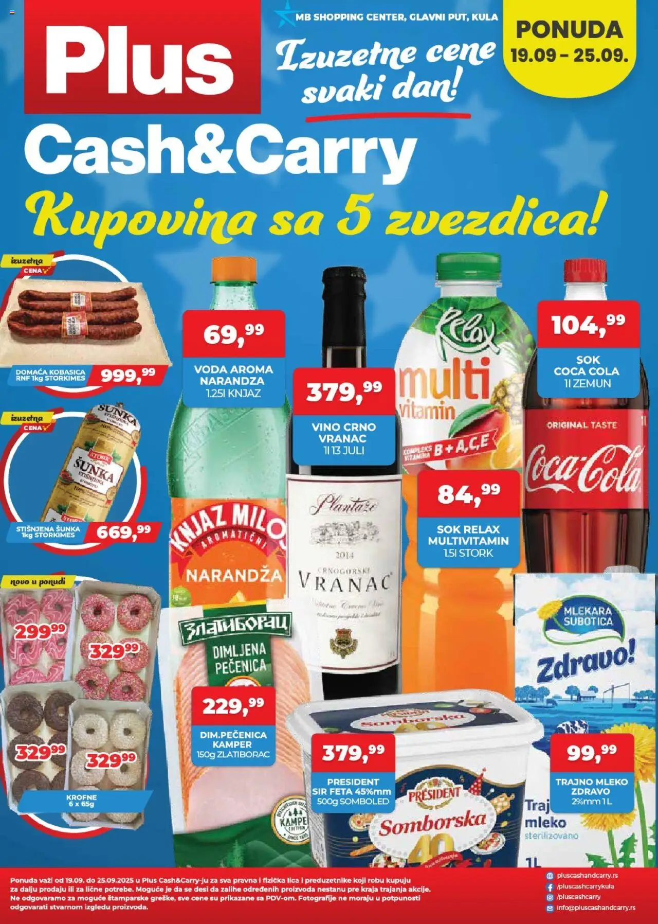Plus Cash & Carry katalog važi od 19.09.2025 - stranica 1