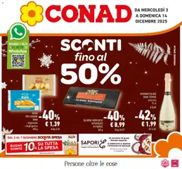 Anteprima dell'opuscolo Sconti fino al 50% dal negozio Conad valido da 02/12/2025