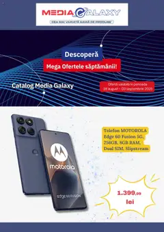 Previzualizarea de cataloage: Media Galaxy Catalog nou valabil de la 28.08.2025