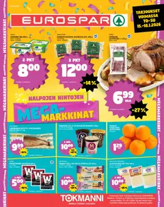 Kaupan Tokmanni EUROSPAR esikatselu, voimassa 15/01/2026