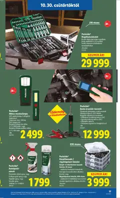 Lidl - Akciós újság Lidl megtekintése, amely érvényes 2025.10.30.-től | Oldal: 17