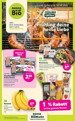 Vorschau von dem Prospekt des Geschäftes Denns BioMarkt, gültig ab dem 22.04.2026