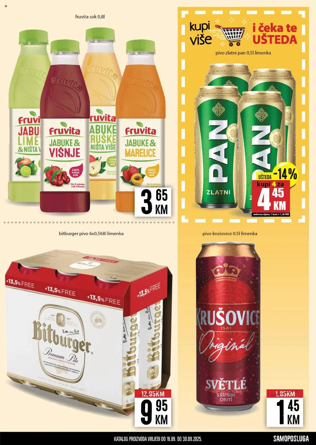 Pregled letka Katalog trgovine Prodex vrijedi od 2025.09.16