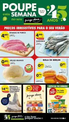 Pré-visualização do folheto da loja Pingo Doce válida a partir de 22/07/2025