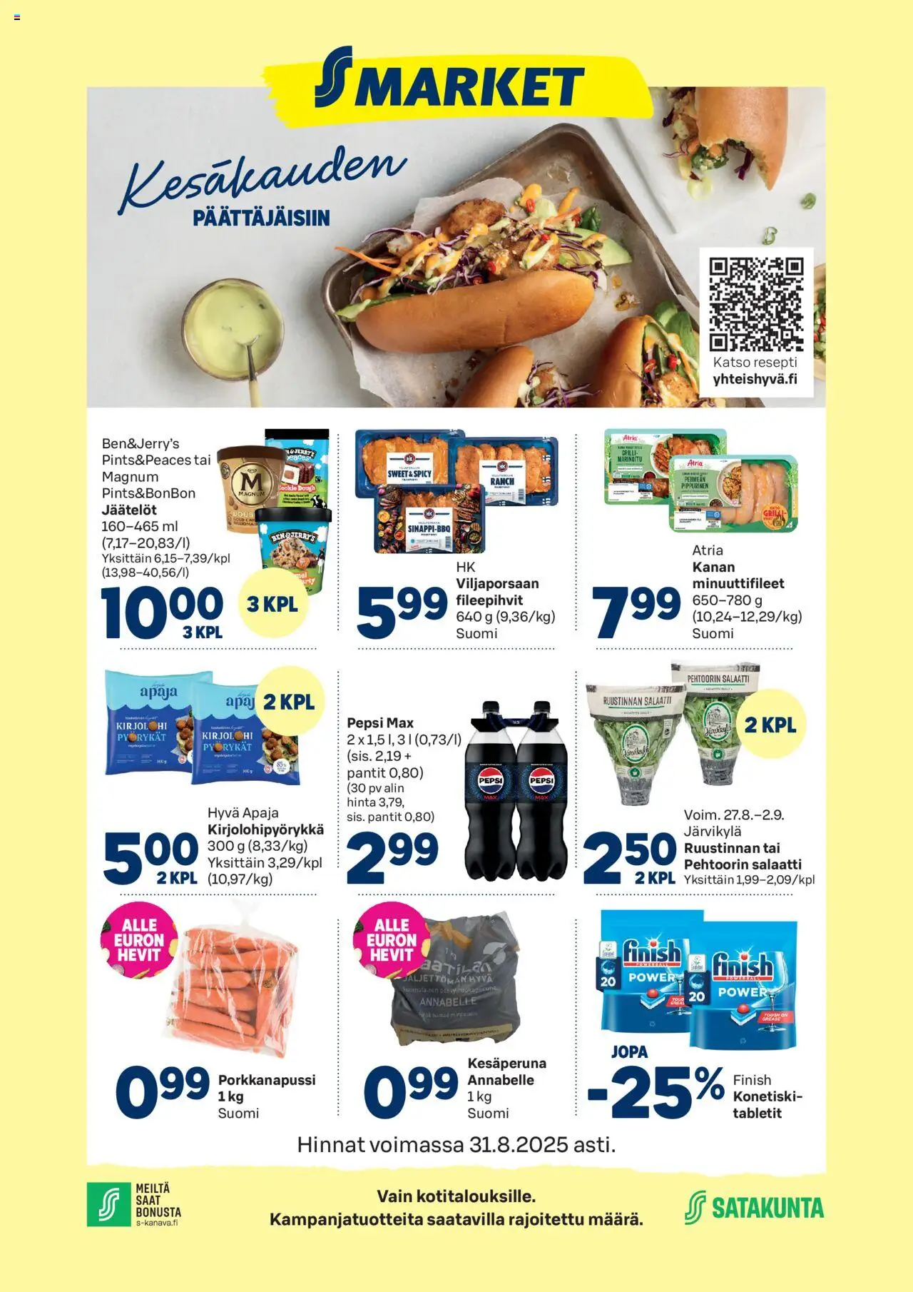 S-market-kaupan Ulvila voimassa 27/08/2025 - Sivulla 1