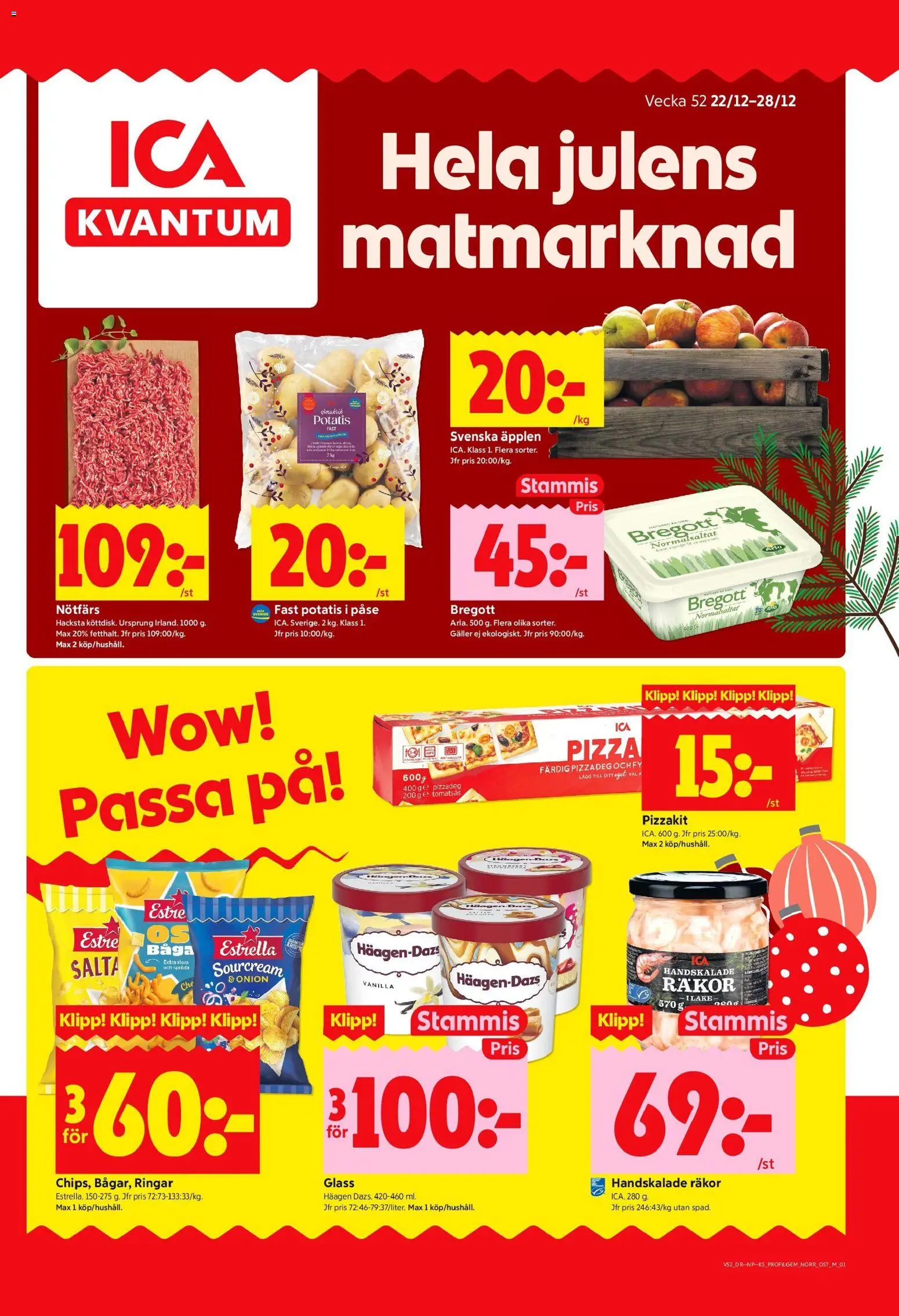 Förhandsgranska reklamblad Kista från butik ICA Kvantum gäller från 22/12/2025