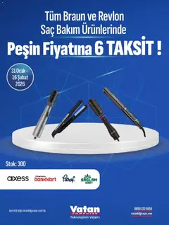 Vatan Bilgisayar İndirim 31.01.2026 - Broşürünün önizlemesi