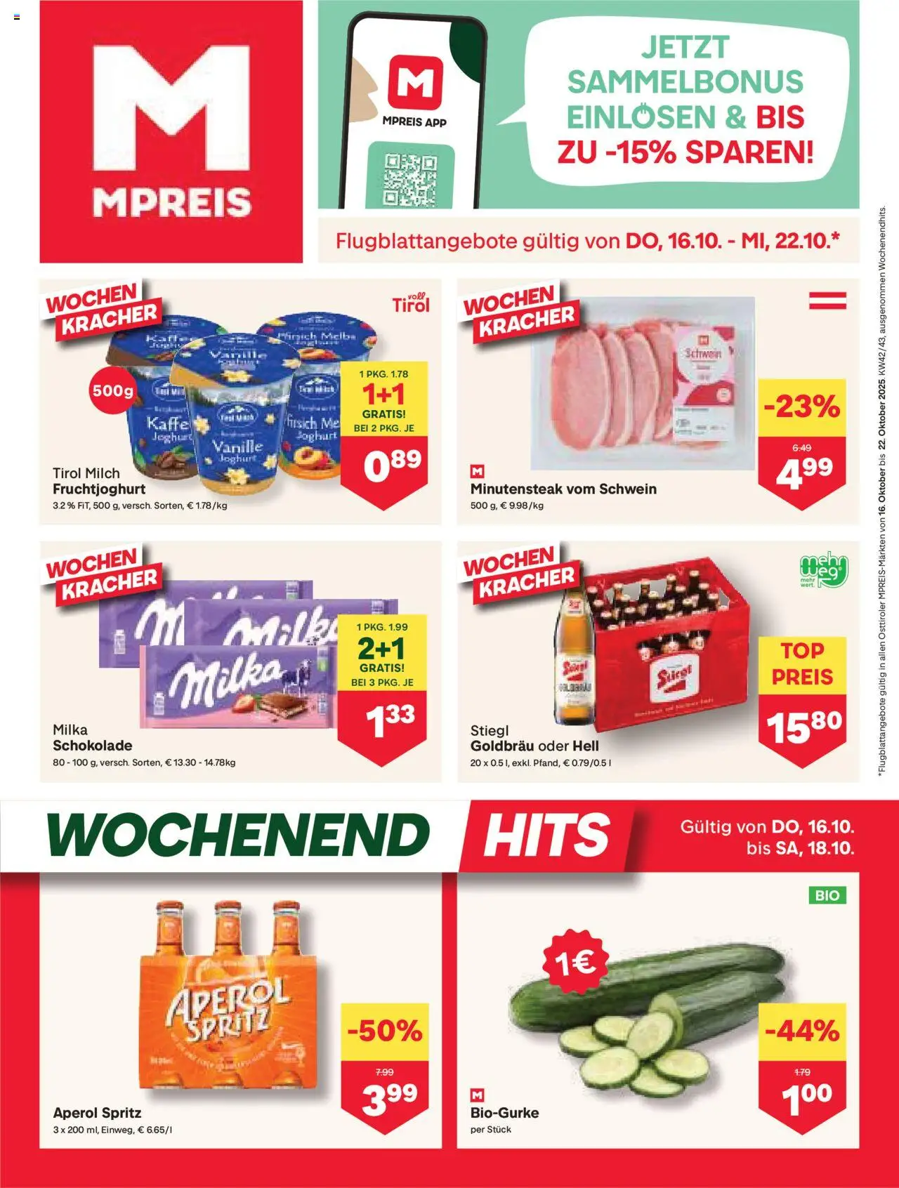  MPREIS Anras ab (16.10.2025 - 22.10.2025) - Seite 1