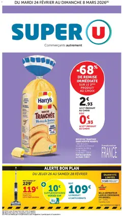 Prévisualisation de Catalogue du magasin Super U formulaire valide 24/02/2026
