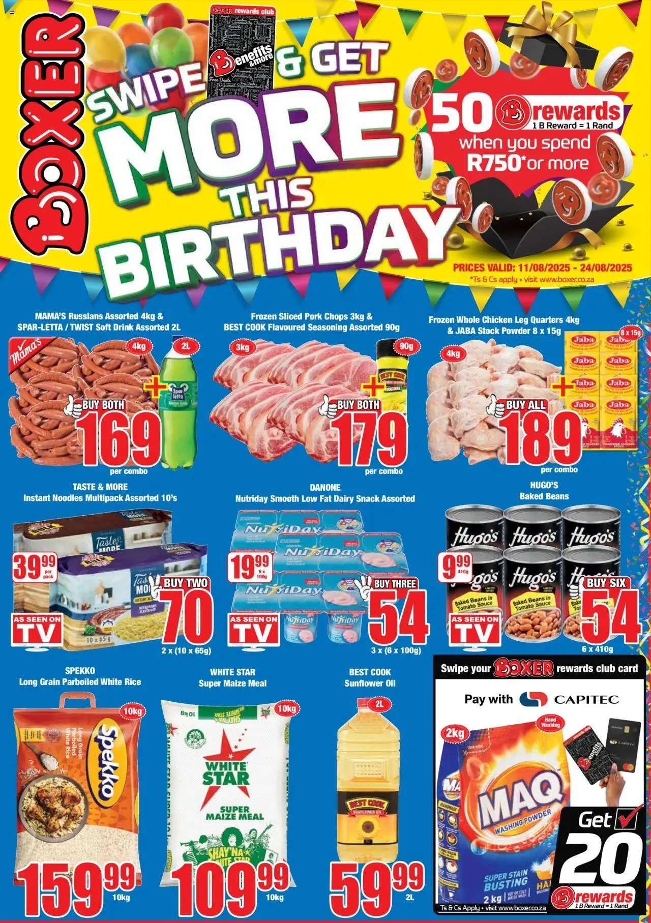 Boxer Western Cape - Specials from 11/08 - 24/08/2025 > Promotions