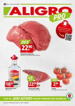 Vorschau des Merkblatts Aktionen Chavannes, Matran, Genève, Sion vom Shop Aligro gültig von 11.08.2025 bis 16.08.2025