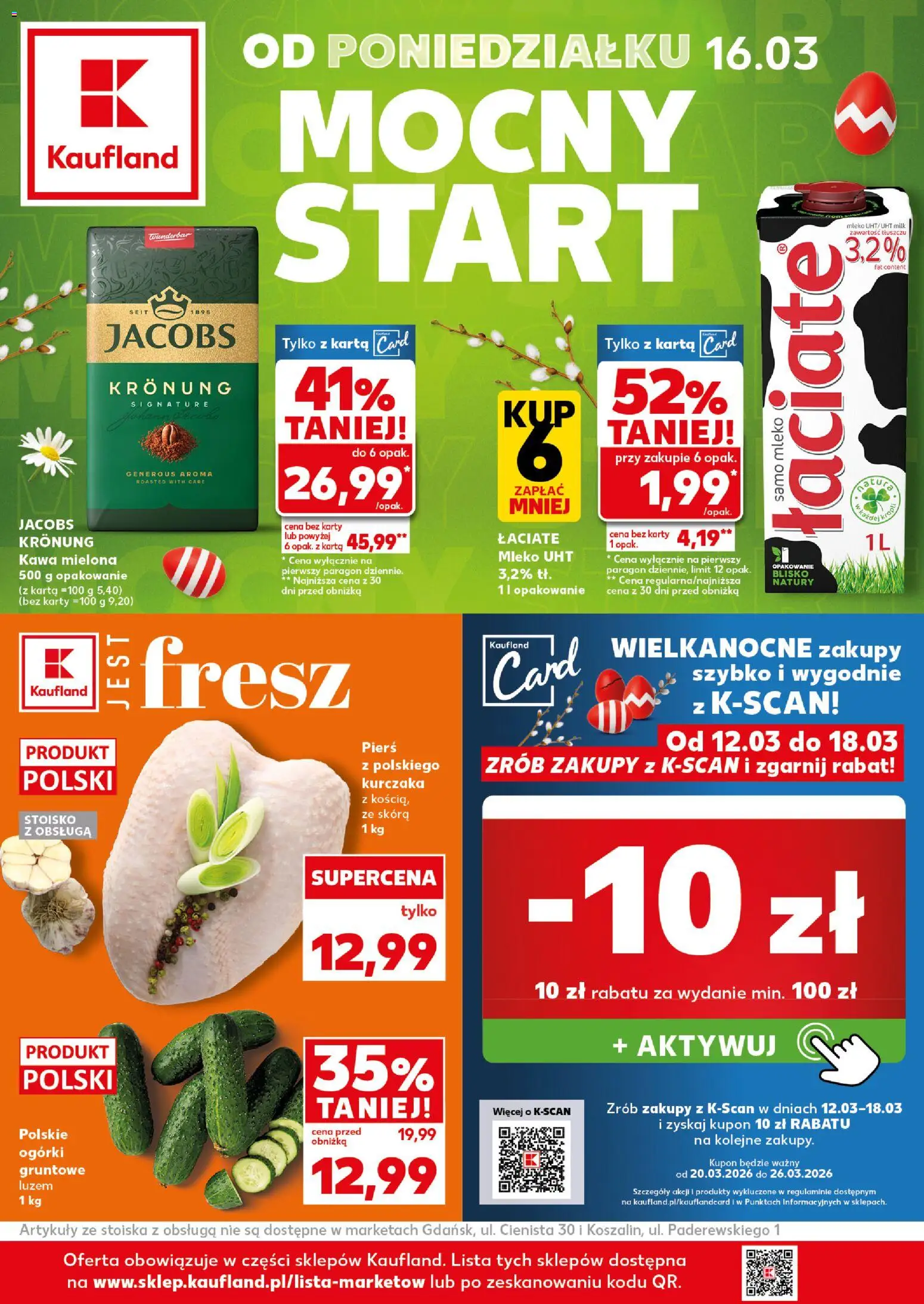 Náhled nabídky: Kaufland Polsko Kaufland Polsko leták - Mocny start platný od 16.03.2026