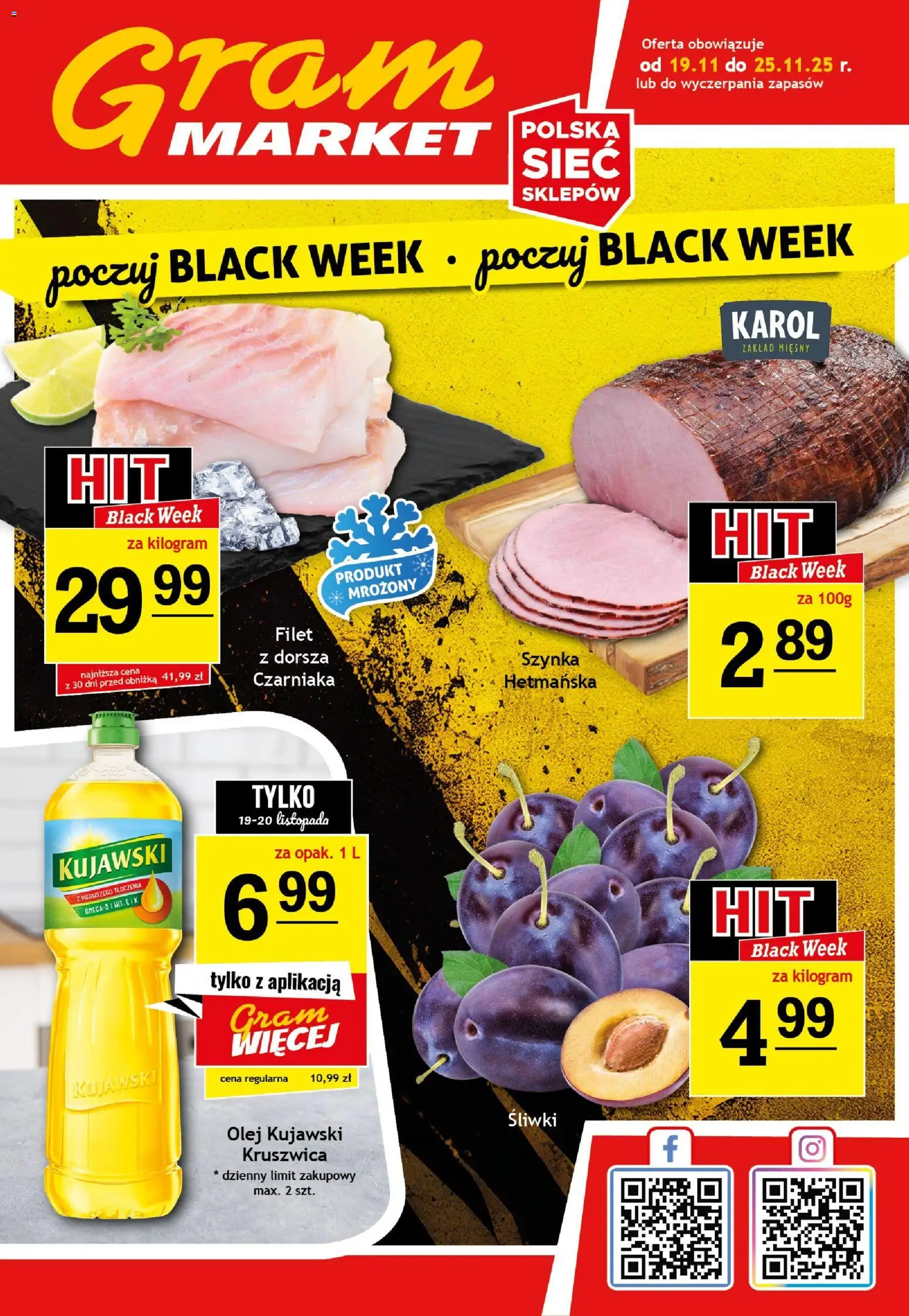 Pogląd gazetki "Black Friday" ze sklepu Gram Market ważnej od 19.11.2025