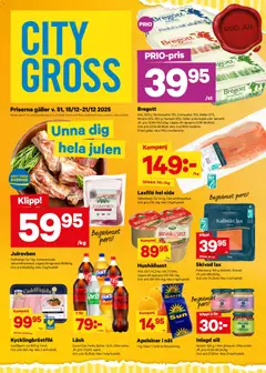 Förhandsgranska reklamblad Aktuella reklamblad City Gross från butik City Gross gäller från 15/12/2025
