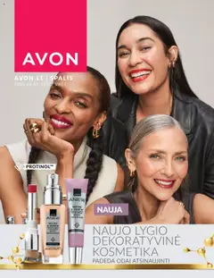 AVON parduotuvės leidinio Leidinys galiojančio nuo 2025.10.01 peržiūra