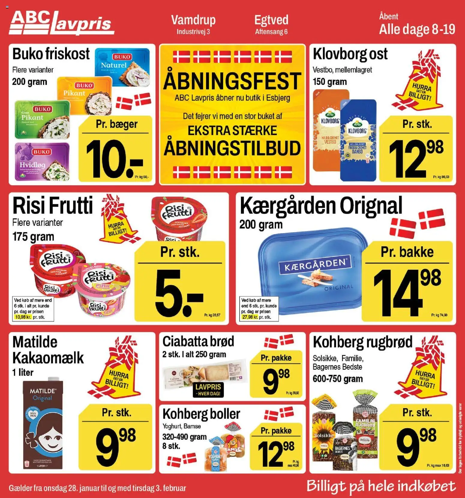 Eksempel på tilbudsavis Vamdrup fra butik Abc Lavpris gyldig fra 28/01/2026