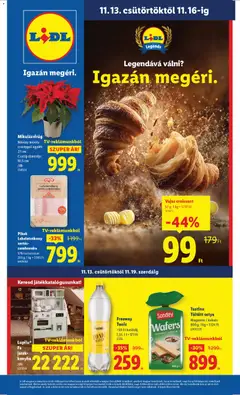 Lidl - Akciós újság Lidl megtekintése, amely érvényes 2025.11.13.-től