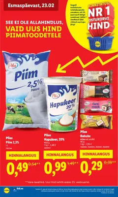 Lidl kliendilehe eelvaade alates 23.02.2026