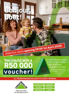 Preview of Leroy Merlin flyer valid from 01/04/2026