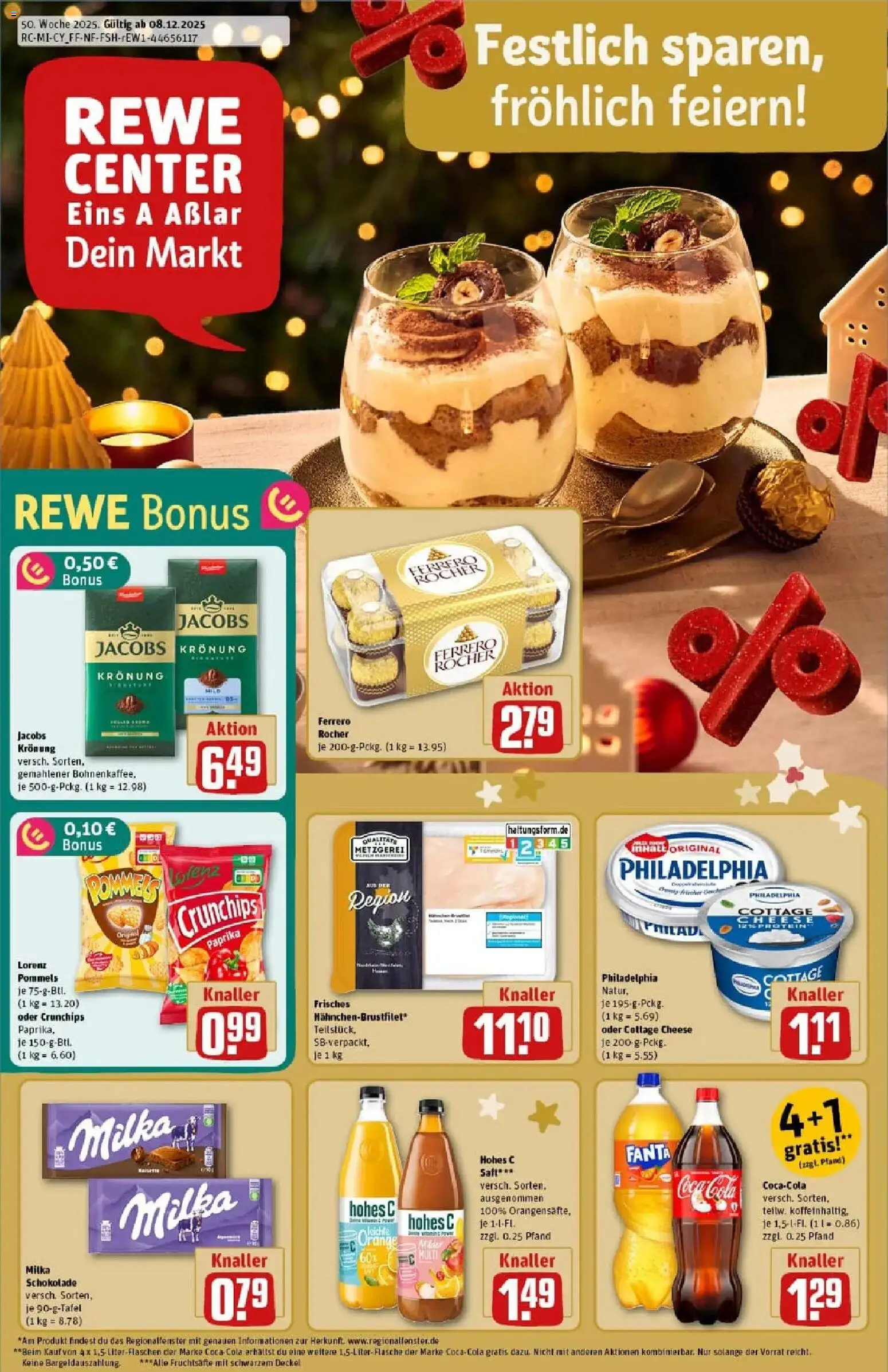 Vorschau von dem Prospekt des Geschäftes Rewe, gültig ab dem 07.12.2025
