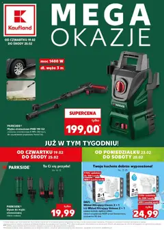 Pogląd gazetki "Mega okazje" ze sklepu Kaufland ważnej od 19.02.2026