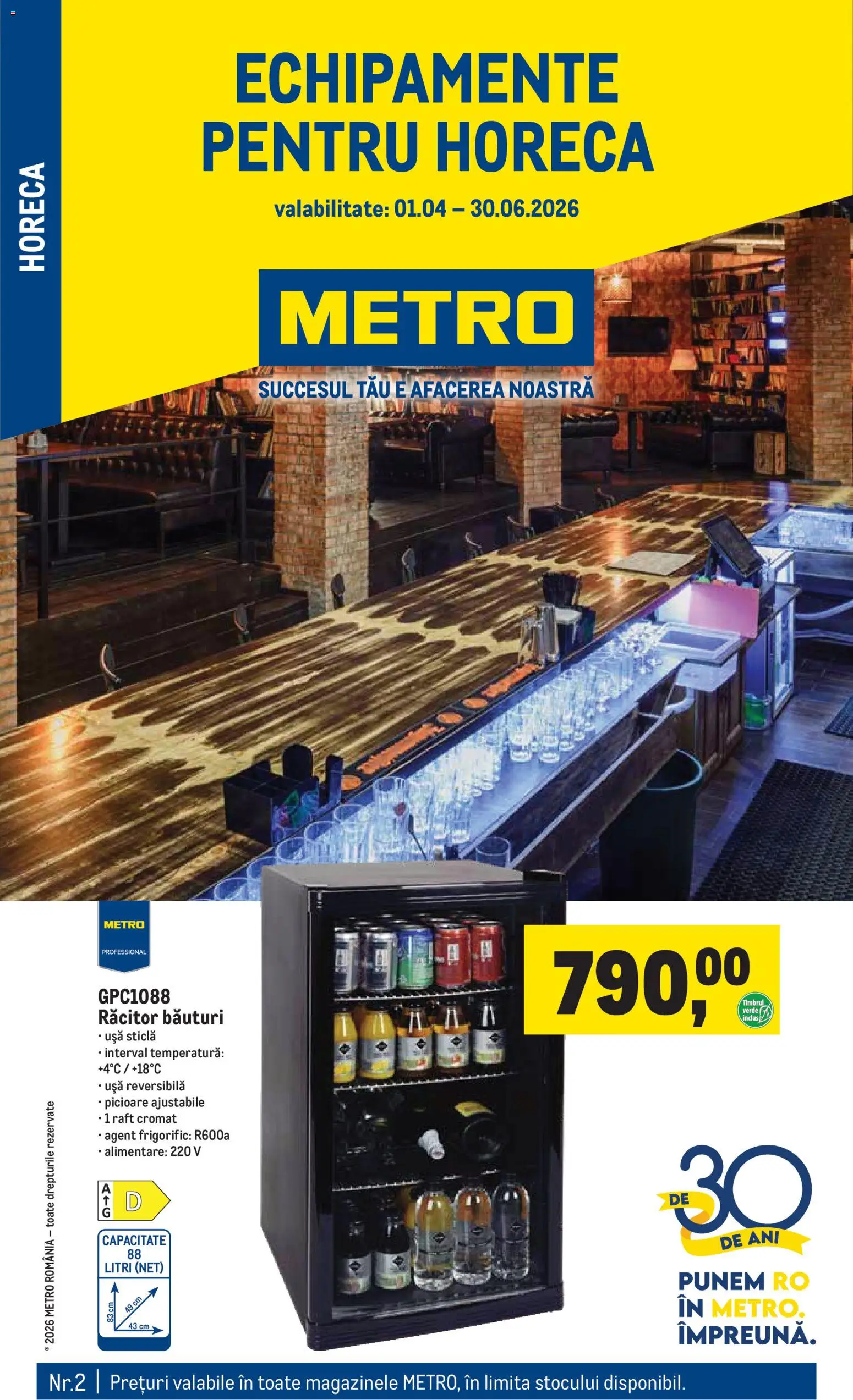 Previzualizarea de cataloage: Metro Metro Catalog Soluții Nealimentare pentru HoReCa valabil de la 01.04.2026