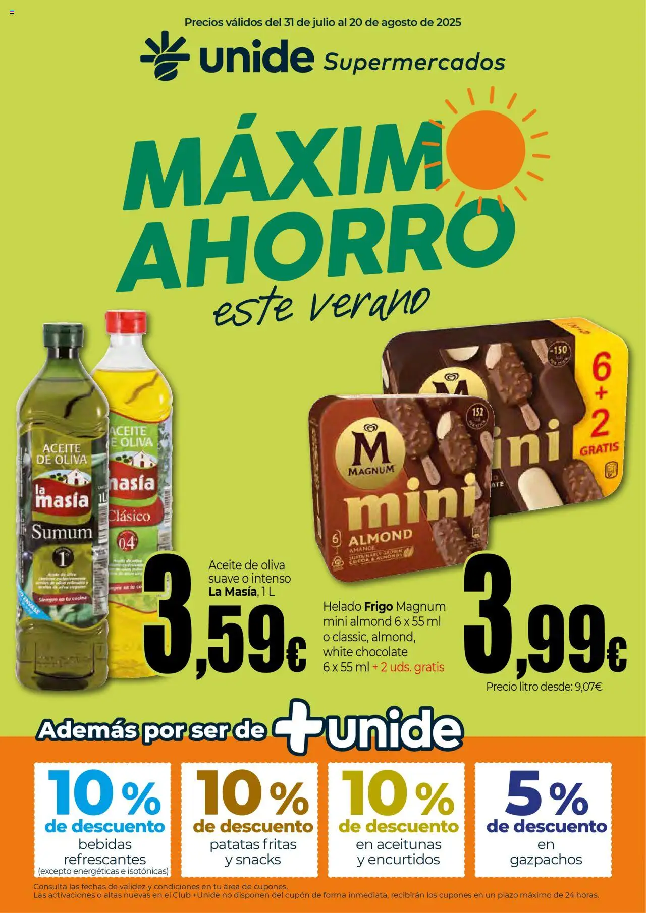Unide Máximo Ahorro Super > 31/07 - 20/08/2025 > Ofertas