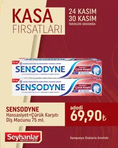 Seyhanlar Market Kasa Fırsatları 24.11.2025 - Broşürünün önizlemesi | Strana: 2