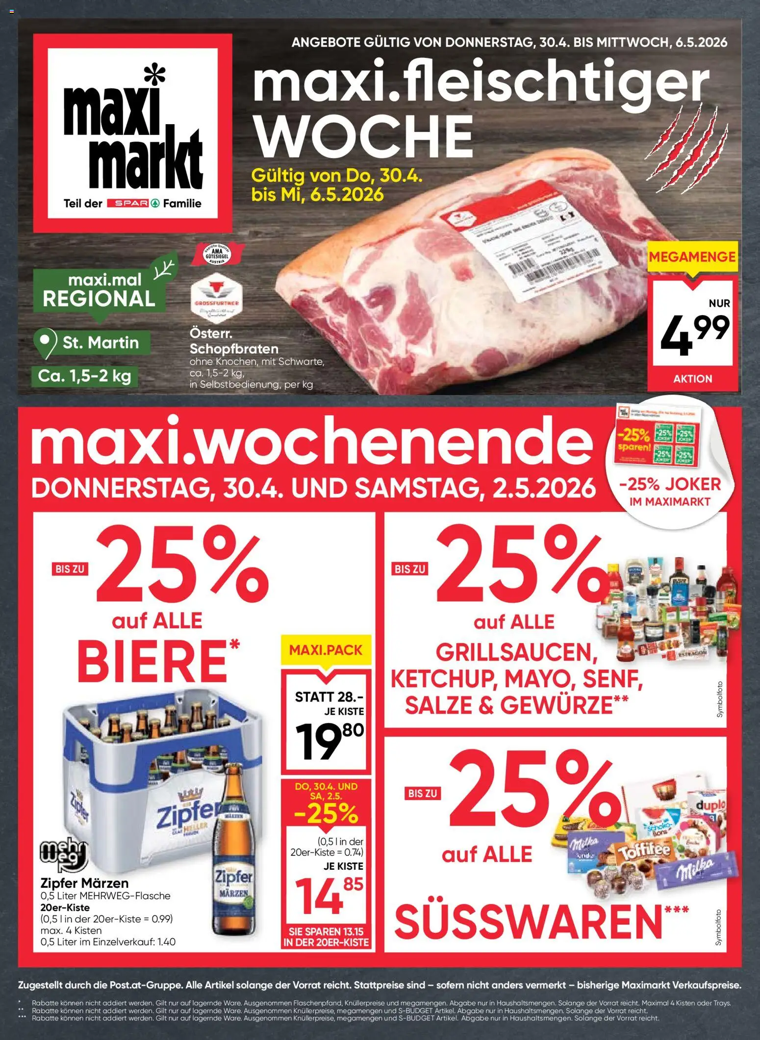 Vorschau der Angebote: Maximarkt Maximarkt Flugblatt gültig ab 30.04.2026