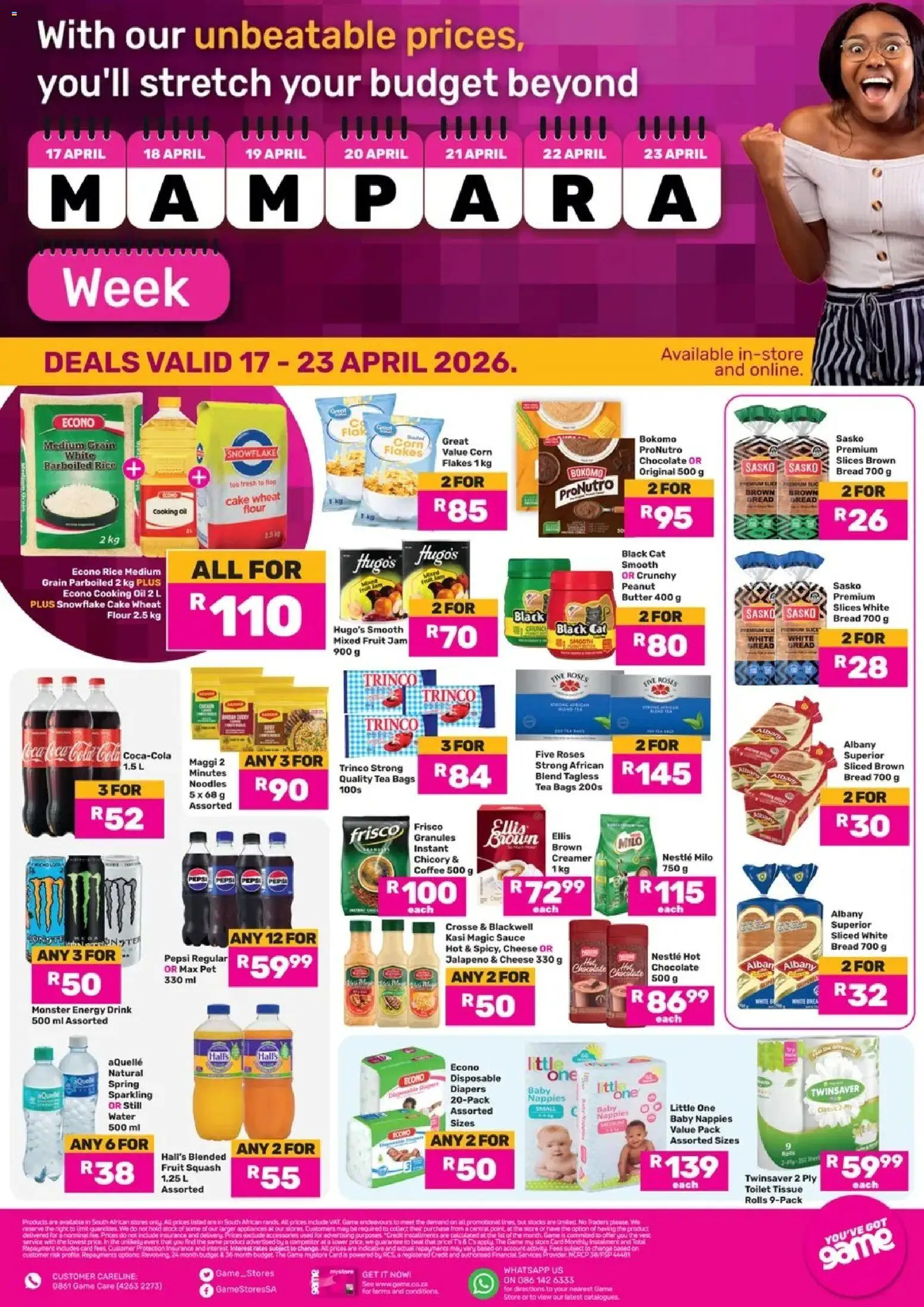 Preview of Game flyer valid from 17/04/2026