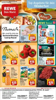 Vorschau von dem Prospekt des Geschäftes Rewe, gültig ab dem 14.09.2025