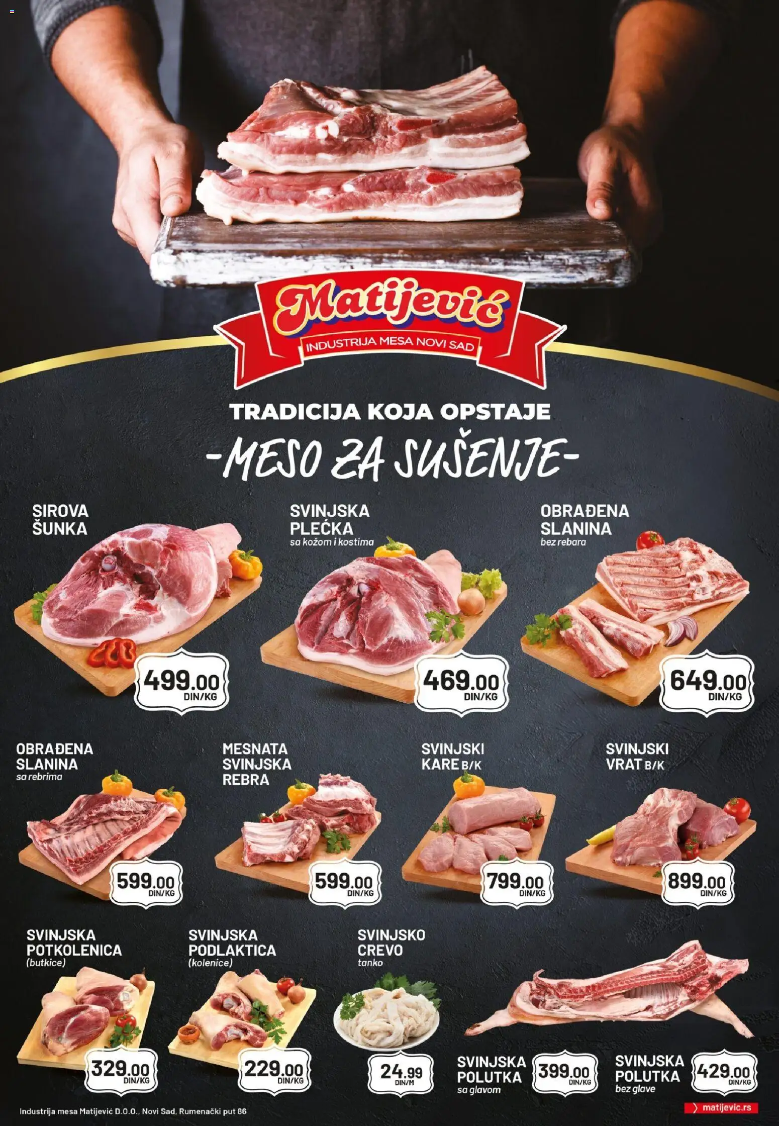 Pregled Matijevic kataloga - važi od 11.12.2025