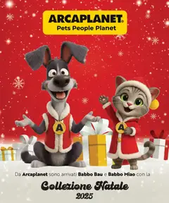 Anteprima dell'opuscolo Volantino Natale dal negozio Arcaplanet valido da 24/11/2025