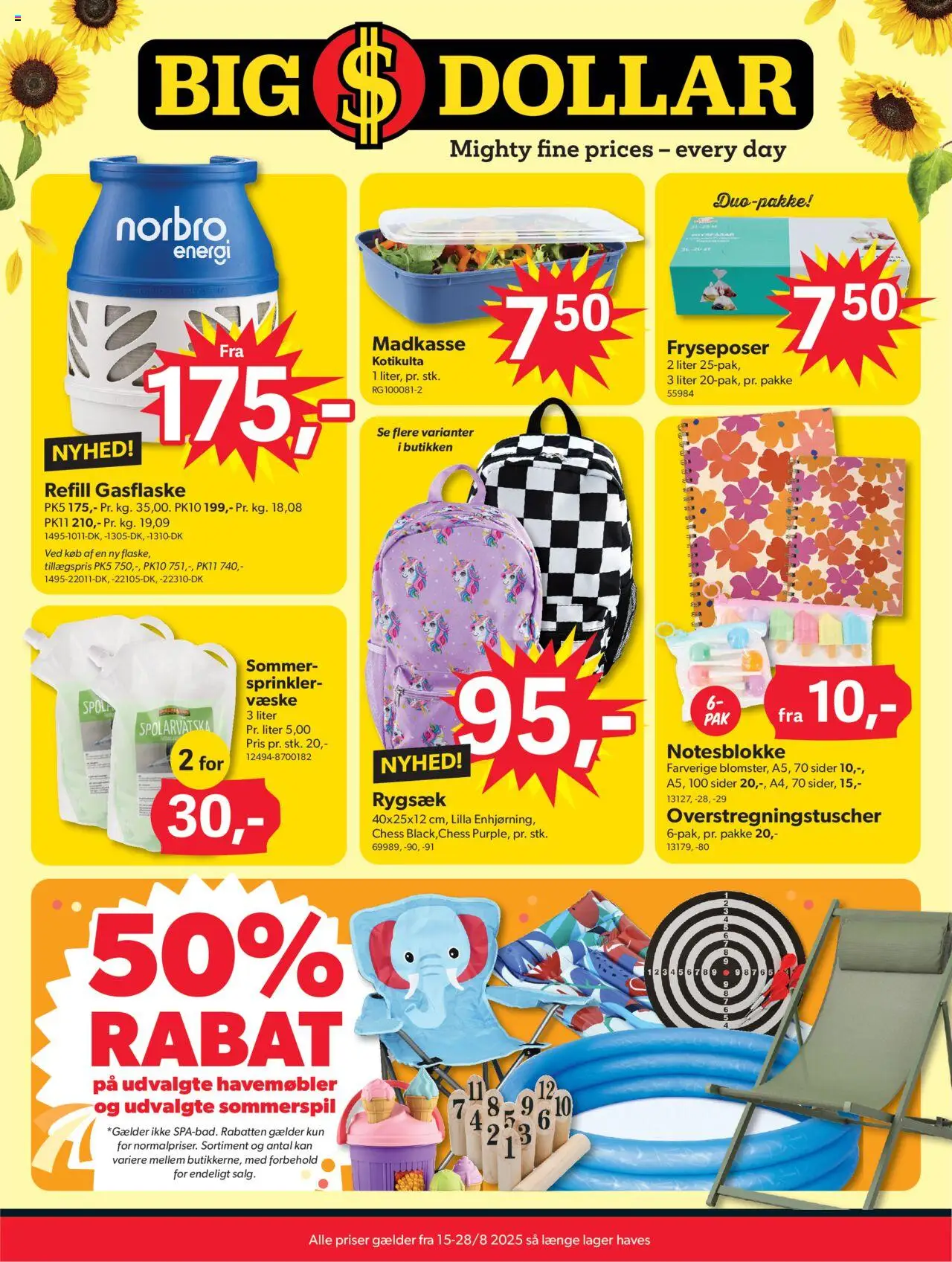 Bigdollar tilbudsavis gyldig fra 15/08/2025 - side 1