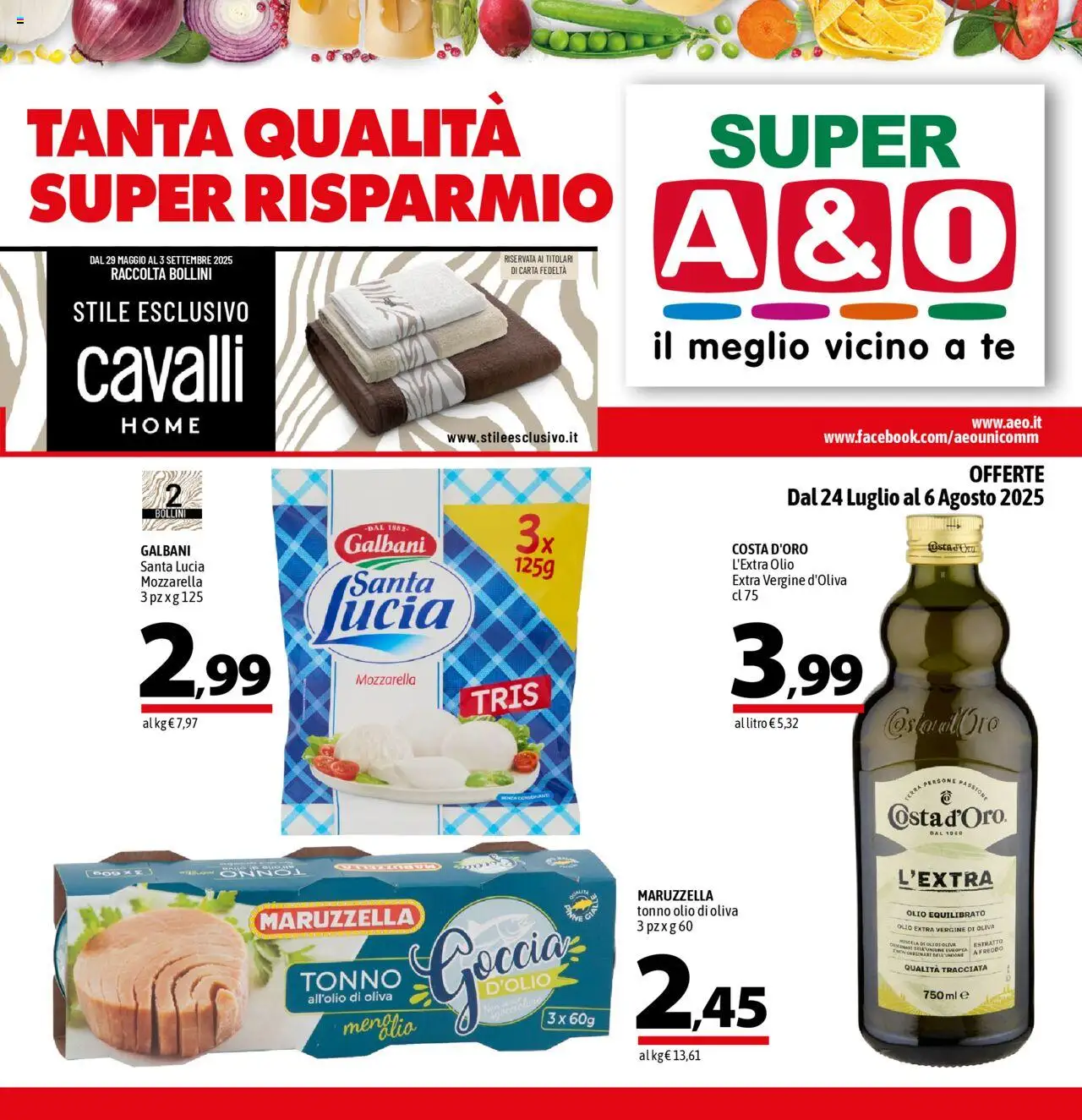 Volantino A&O valido da 24/07/2025 numero di pagina 1